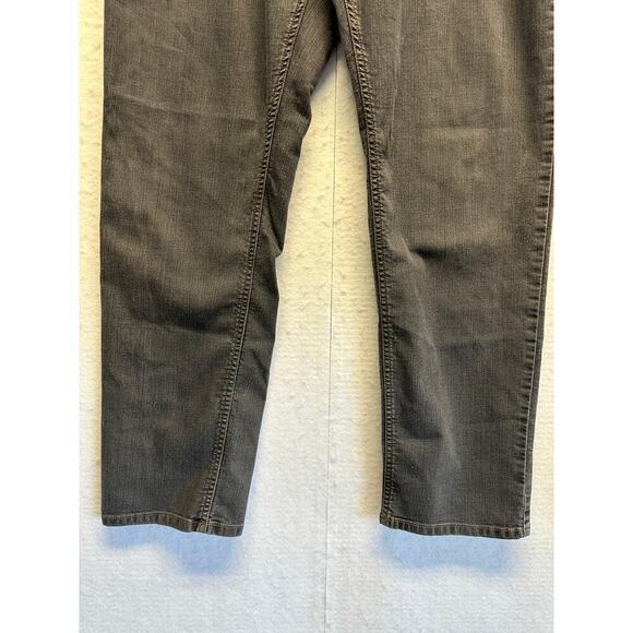 Prana Men Grey Black Hiking Jeans Breathe Slim Fit Size 38 32 - Picture 2 of 11